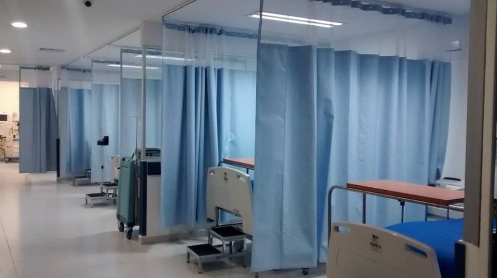 Cortinas antibacterianas en Hospitales